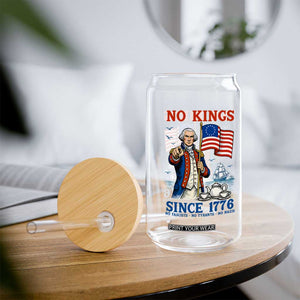 American Patriot George Washington No Kings Glass Can Political Humor Gift TS12 Print Your Wear
