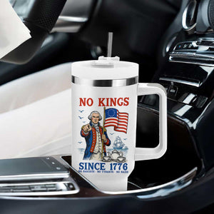 American Patriot George Washington No Kings Tumbler With Handle Political Humor Gift TS12 Print Your Wear