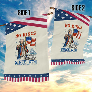 American Patriot George Washington No Kings Garden Flag Political Humor Gift TS12 Print Your Wear
