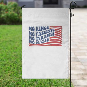 No Kings No Fascists Garden Flag American Flag Patriotic Protest TS12 Print Your Wear