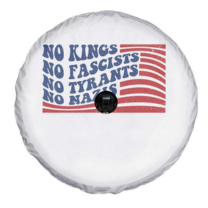 No Kings No Fascists Spare Tire Cover American Flag Patriotic Protest TS12 Print Your Wear