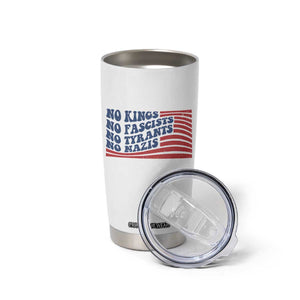 No Kings No Fascists Tumbler Cup American Flag Patriotic Protest TS12 Print Your Wear
