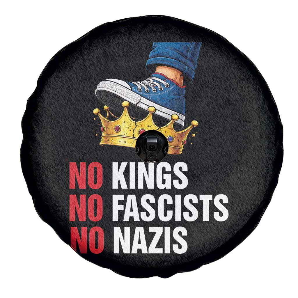 No Kings No Fascists No Nazis Spare Tire Cover Anti Authoritarian Protest TS12 Print Your Wear