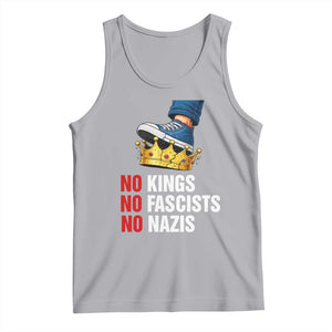 No Kings No Fascists No Nazis Tank Top Anti Authoritarian Protest TS12 Athletic Heather Print Your Wear