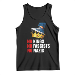 No Kings No Fascists No Nazis Tank Top Anti Authoritarian Protest TS12 Black Print Your Wear