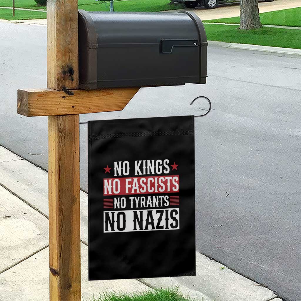 No Kings No Fascists No Nazis Garden Flag Patriotic Political TS12 Print Your Wear