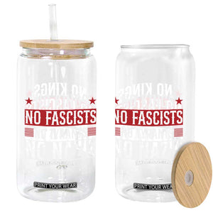 No Kings No Fascists No Nazis Glass Can Patriotic Political TS12 Print Your Wear