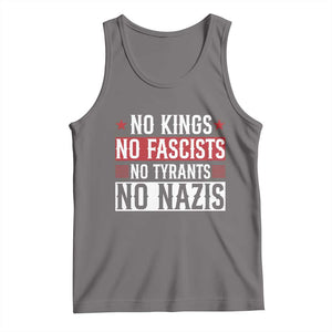 No Kings No Fascists No Nazis Tank Top Patriotic Political TS12 Deep Heather Print Your Wear