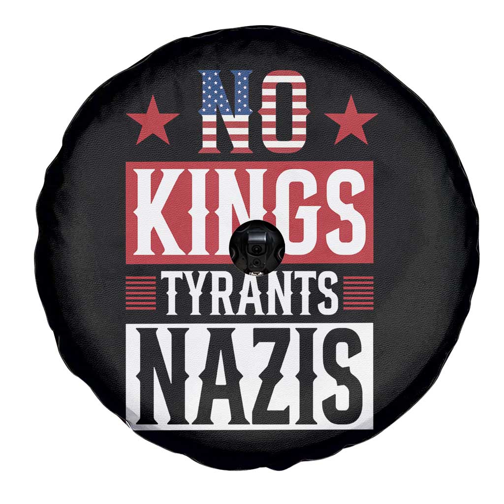 American Democracy Spare Tire Cover No Kings No Tyrants No Nazis TS12 Print Your Wear