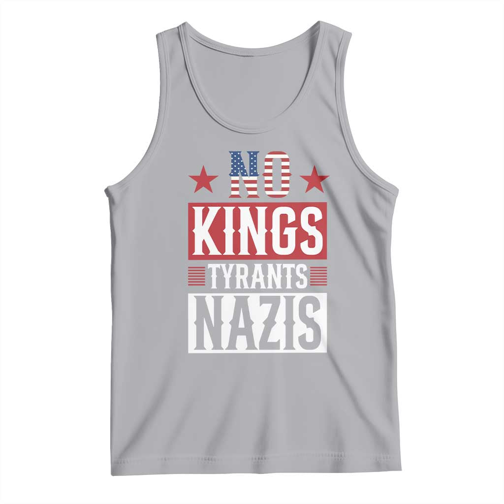 American Democracy Tank Top No Kings No Tyrants No Nazis TS12 Athletic Heather Print Your Wear