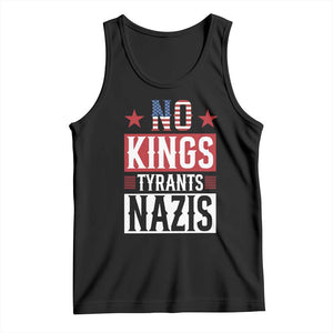 American Democracy Tank Top No Kings No Tyrants No Nazis TS12 Black Print Your Wear