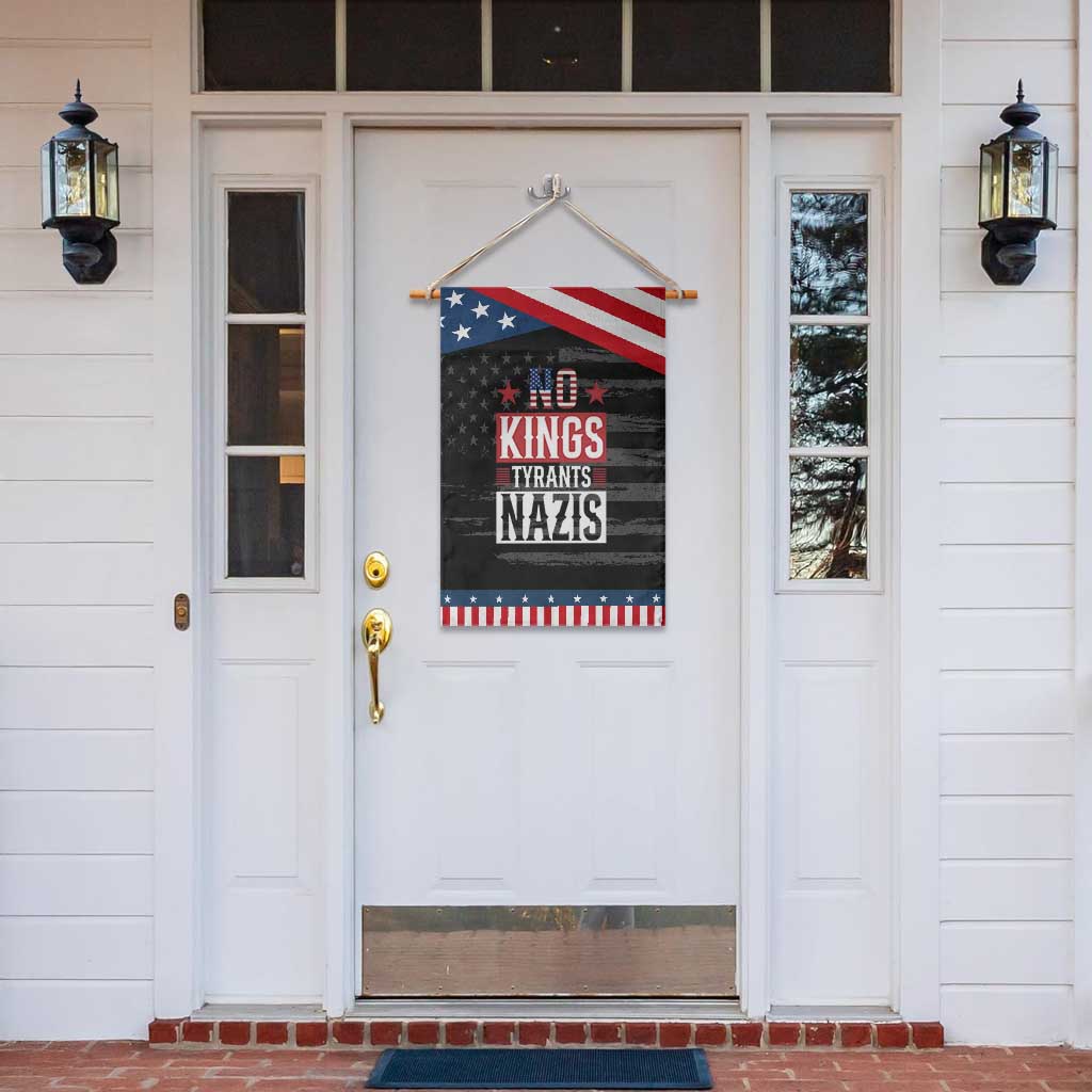 American Democracy Garden Flag No Kings No Tyrants No Nazis TS12 Print Your Wear