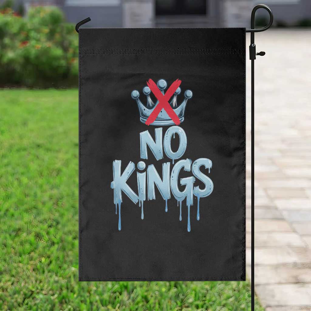 No Kings Abolish ICE Garden Flag Anti Authoritarian Protest TS12 Print Your Wear
