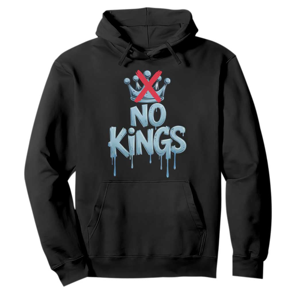 No Kings Abolish ICE Hoodie Anti Authoritarian Protest TS12 Black Print Your Wear