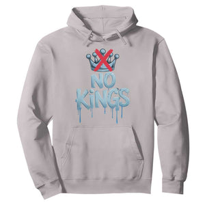No Kings Abolish ICE Hoodie Anti Authoritarian Protest TS12 Ice Gray Print Your Wear