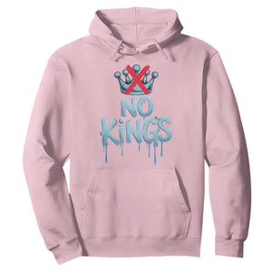 No Kings Abolish ICE Hoodie Anti Authoritarian Protest TS12 Light Pink Print Your Wear