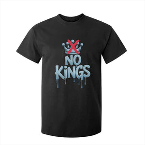 No Kings Abolish ICE T Shirt For Kid Anti Authoritarian Protest TS12 Black Print Your Wear