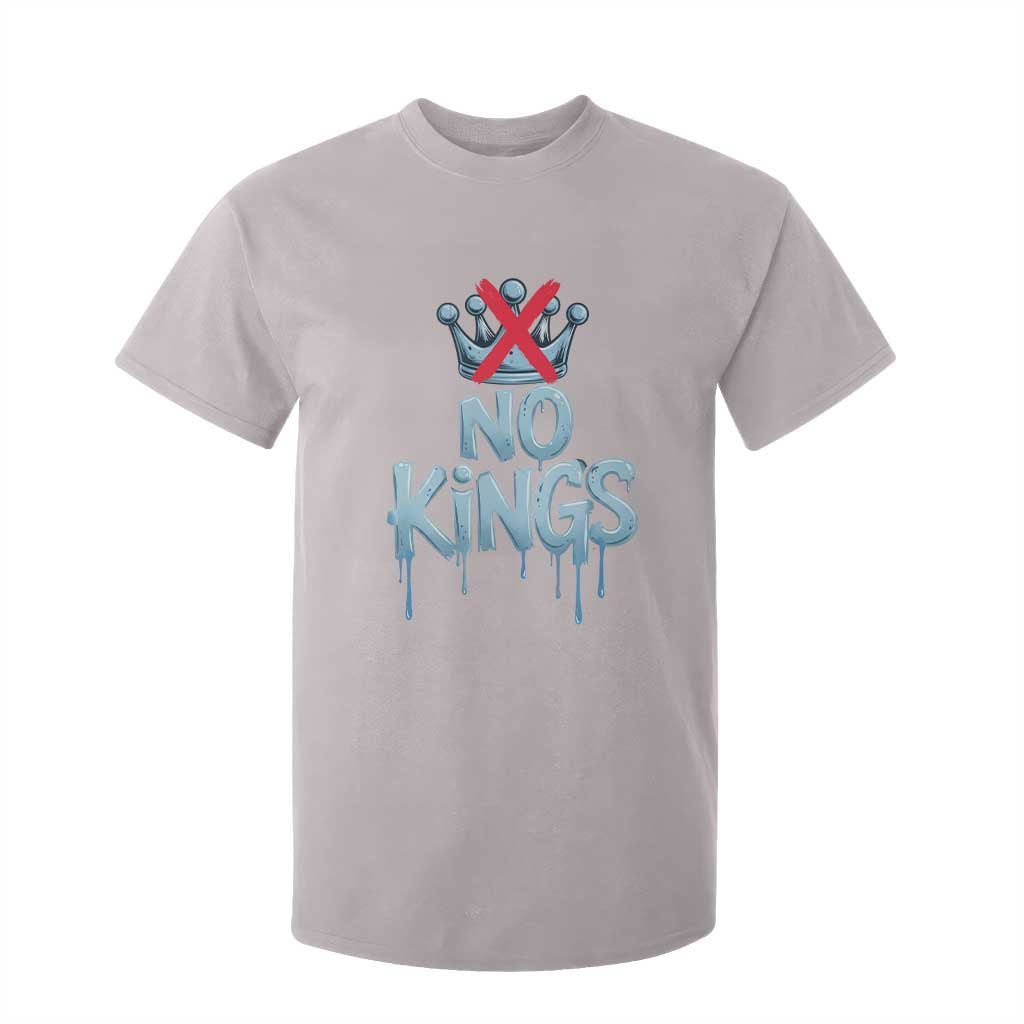 No Kings Abolish ICE T Shirt For Kid Anti Authoritarian Protest TS12 Ice Gray Print Your Wear
