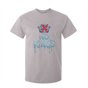 No Kings Abolish ICE T Shirt For Kid Anti Authoritarian Protest TS12 Ice Gray Print Your Wear