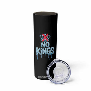 No Kings Abolish ICE Skinny Tumbler Anti Authoritarian Protest TS12 Print Your Wear