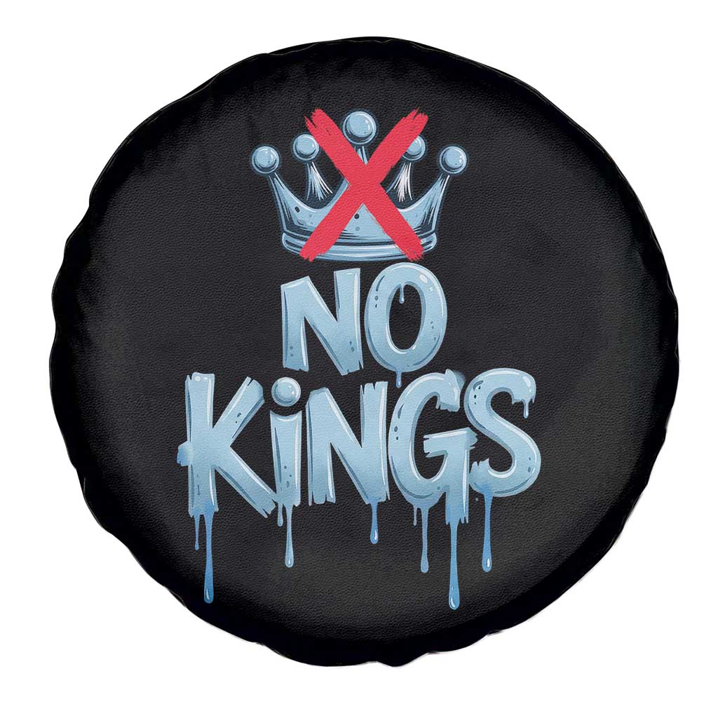 No Kings Abolish ICE Spare Tire Cover Anti Authoritarian Protest TS12 Print Your Wear