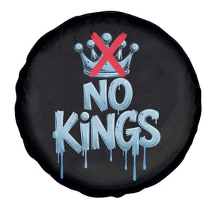No Kings Abolish ICE Spare Tire Cover Anti Authoritarian Protest TS12 Print Your Wear