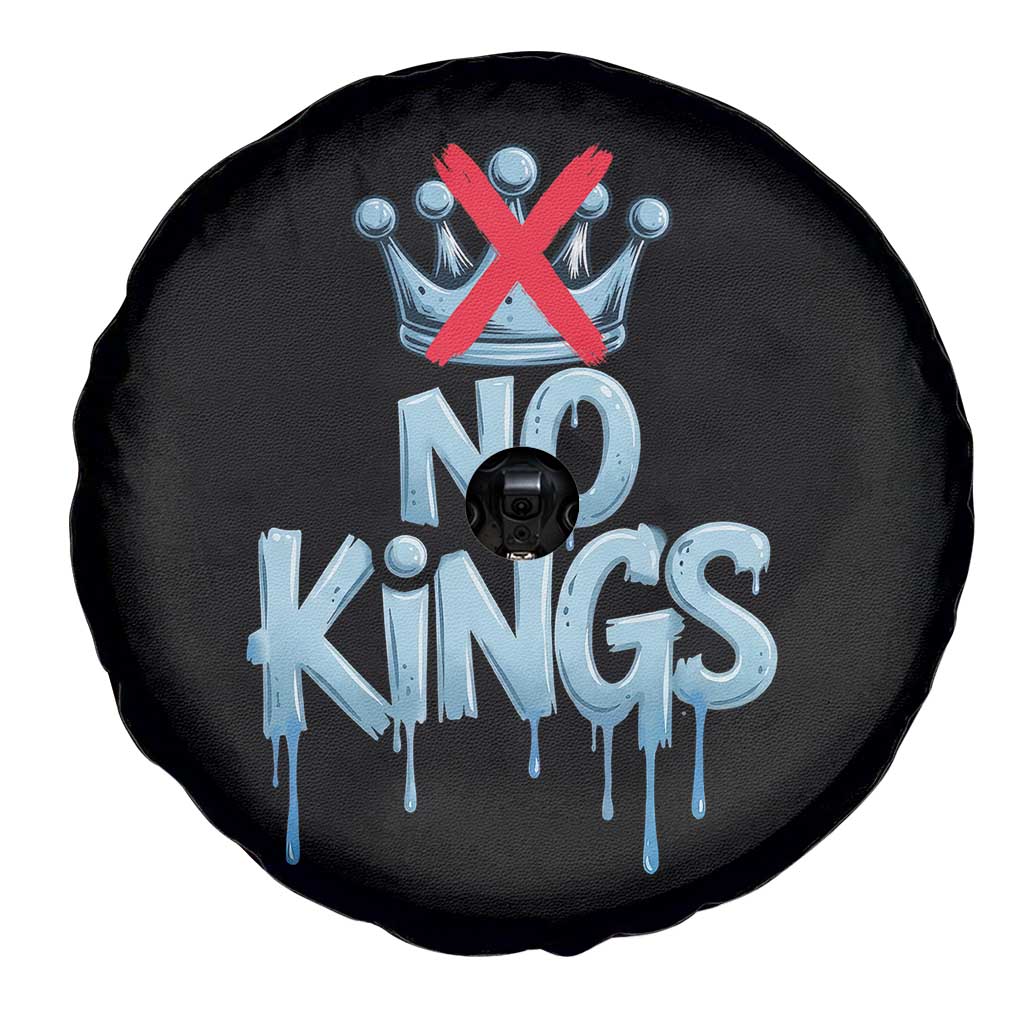 No Kings Abolish ICE Spare Tire Cover Anti Authoritarian Protest TS12 Print Your Wear