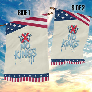 No Kings Abolish ICE Garden Flag Anti Authoritarian Protest TS12 Print Your Wear