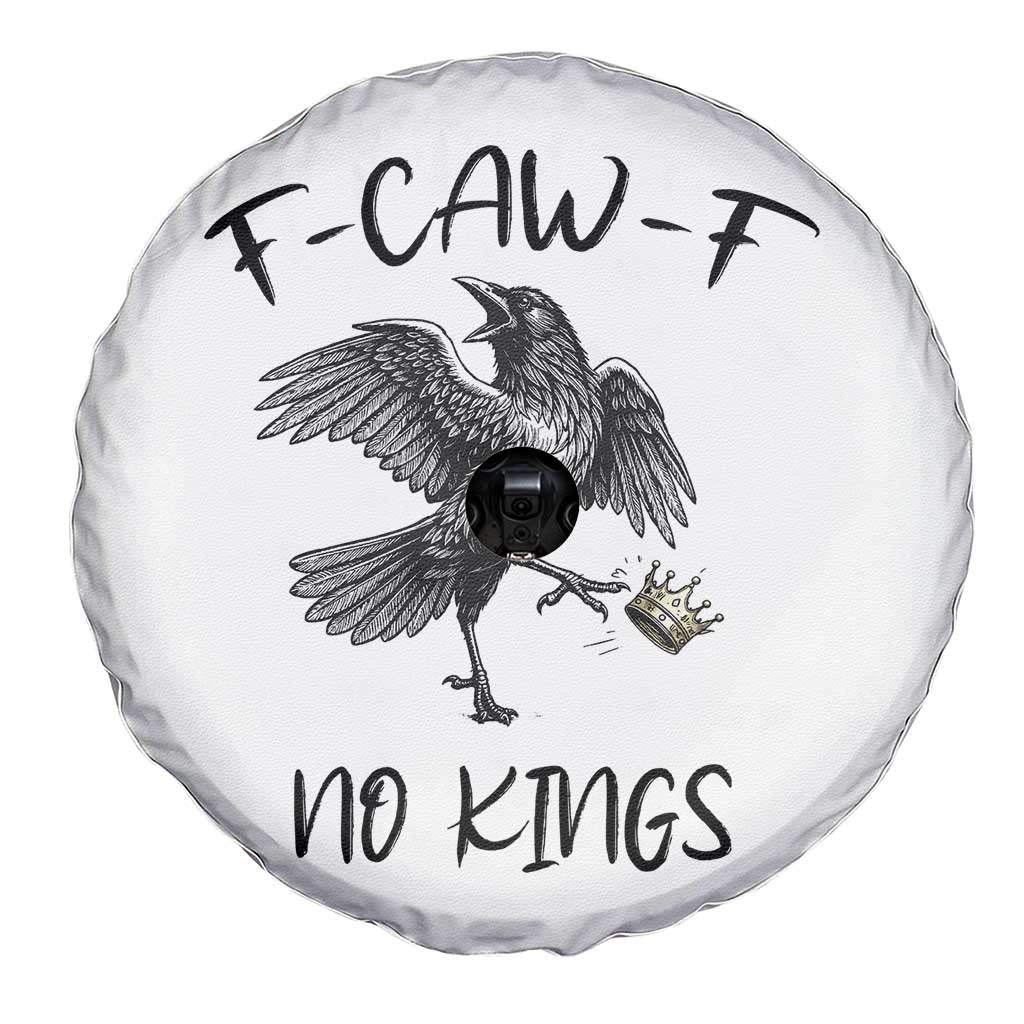 Funny Raven Kicking Crown No Kings Spare Tire Cover F Caw F TS12 Print Your Wear