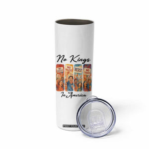 No Kings In America Skinny Tumbler American Anti Authoritarian Protest TS12 Print Your Wear