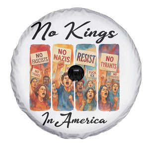 No Kings In America Spare Tire Cover American Anti Authoritarian Protest TS12 Print Your Wear