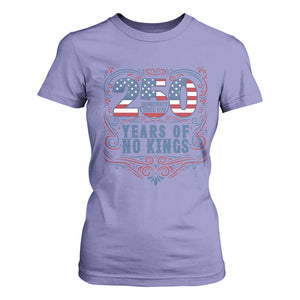 250 Years Of No Kings T Shirt For Women American Freedom Protest TS12 Violet Print Your Wear