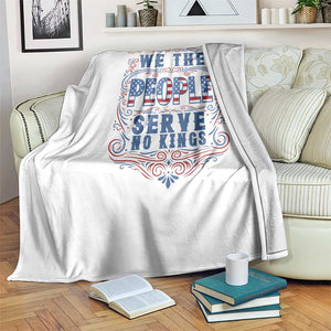 We The People Serve No Kings Throw Blanket American Patriot Freedom Gift TS12 Print Your Wear
