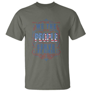 We The People Serve No Kings T Shirt American Patriot Freedom Gift TS12 Military Green Print Your Wear
