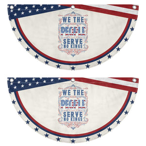 We The People Serve No Kings Patriotic Fan Flag American Patriot Freedom Gift