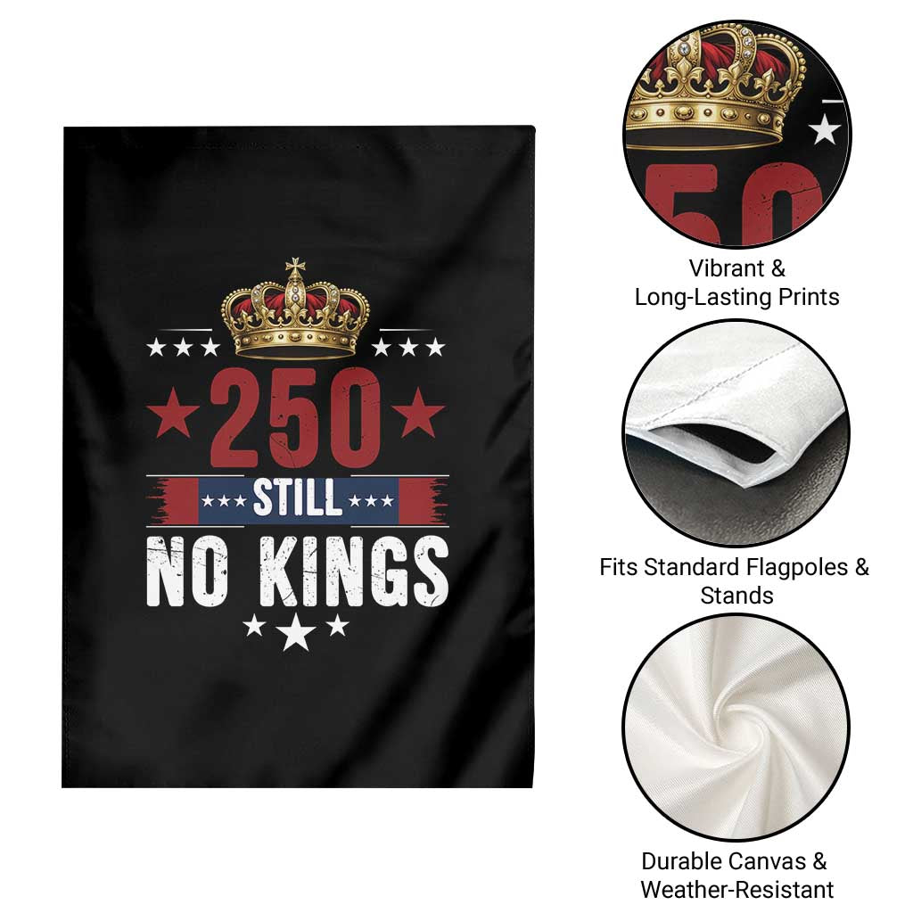 250 Still No Kings Garden Flag American Patriot Freedom TS12 Print Your Wear
