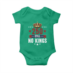 250 Still No Kings Baby Onesie American Patriot Freedom TS12 Irish Green Print Your Wear