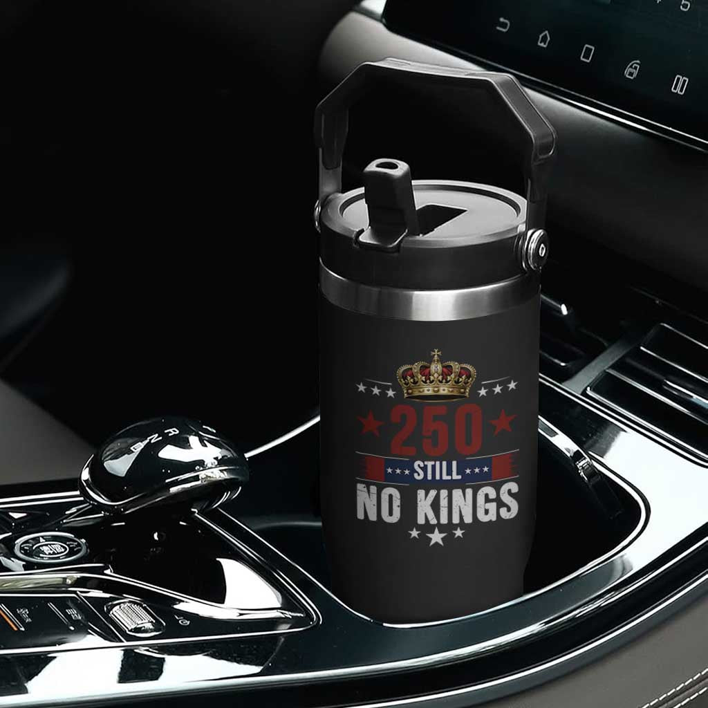 250 Still No Kings Flip Straw Tumbler American Patriot Freedom TS12 Print Your Wear