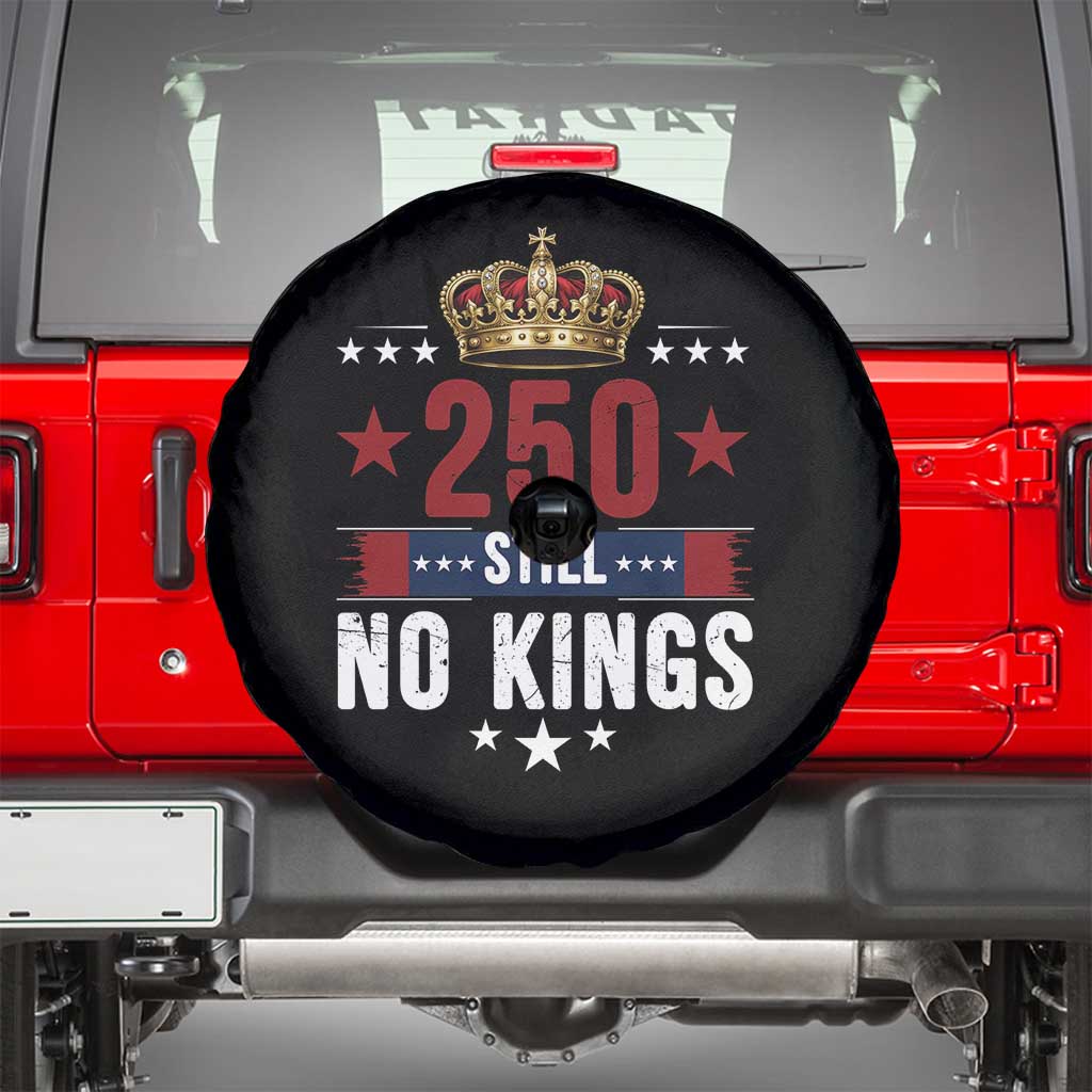 250 Still No Kings Spare Tire Cover American Patriot Freedom TS12 Black Print Your Wear