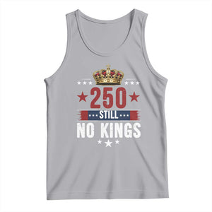 250 Still No Kings Tank Top American Patriot Freedom TS12 Athletic Heather Print Your Wear