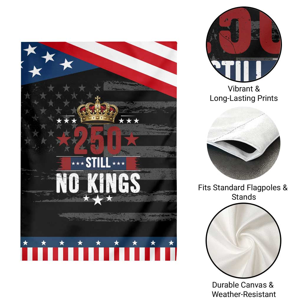 250 Still No Kings Garden Flag American Patriot Freedom TS12 Print Your Wear