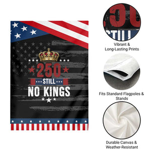 250 Still No Kings Garden Flag American Patriot Freedom TS12 Print Your Wear