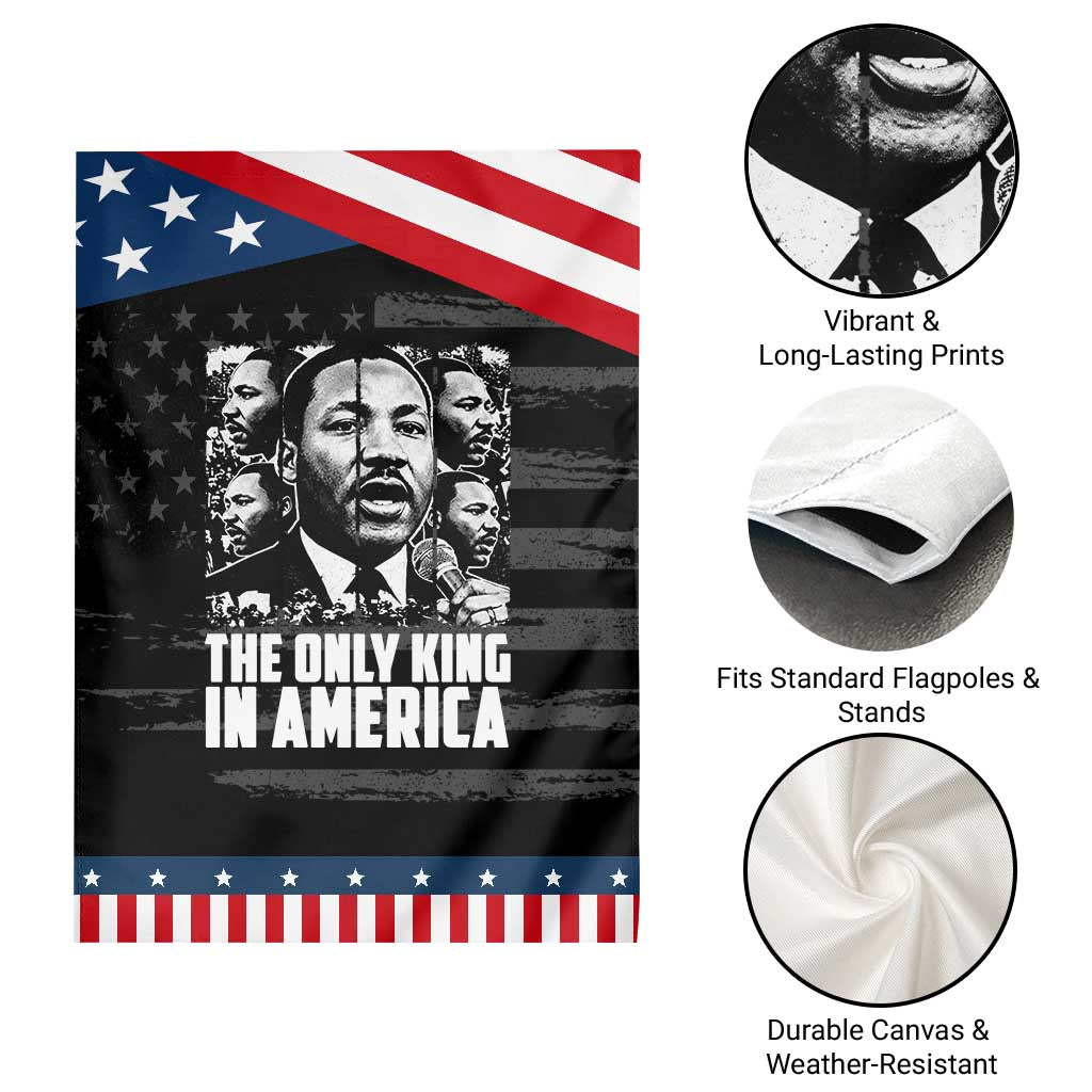 Legacy Of Martin Luther King Jr Garden Flag The Only King In America TS12 Print Your Wear