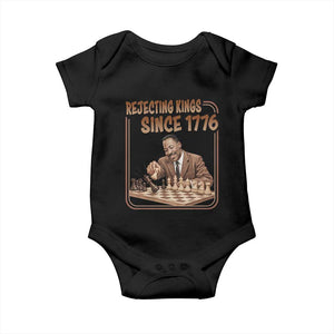 Martin Luther King Baby Onesie Rejecting Kings Since 1776 TS12 Black Print Your Wear