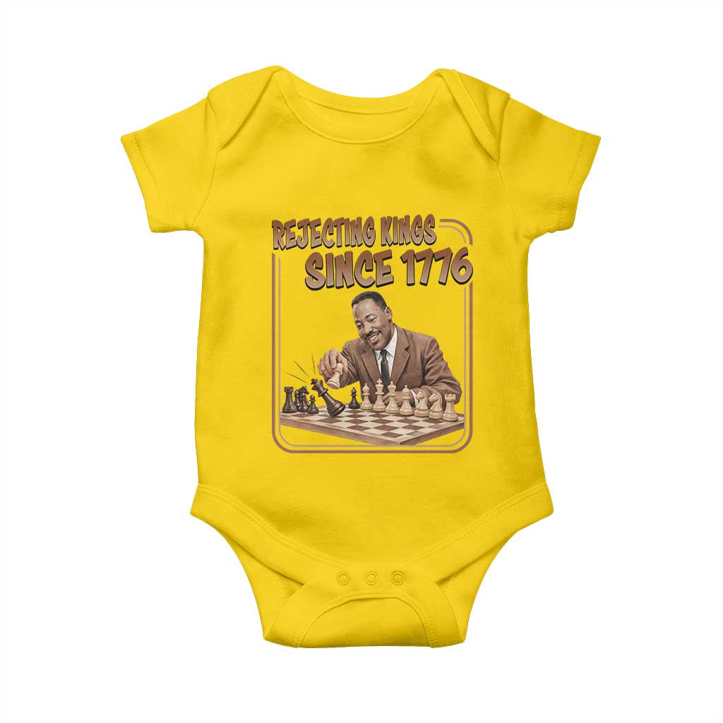 Martin Luther King Baby Onesie Rejecting Kings Since 1776 TS12 Daisy Print Your Wear