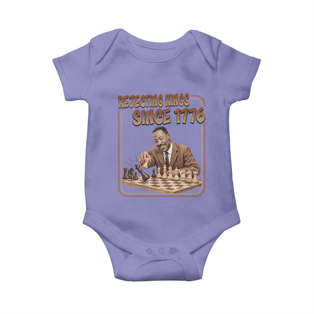 Martin Luther King Baby Onesie Rejecting Kings Since 1776 TS12 Violet Print Your Wear