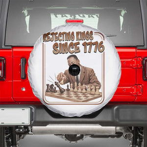 Martin Luther King Spare Tire Cover Rejecting Kings Since 1776 TS12 White Print Your Wear
