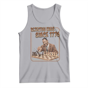 Martin Luther King Tank Top Rejecting Kings Since 1776 TS12 Athletic Heather Print Your Wear