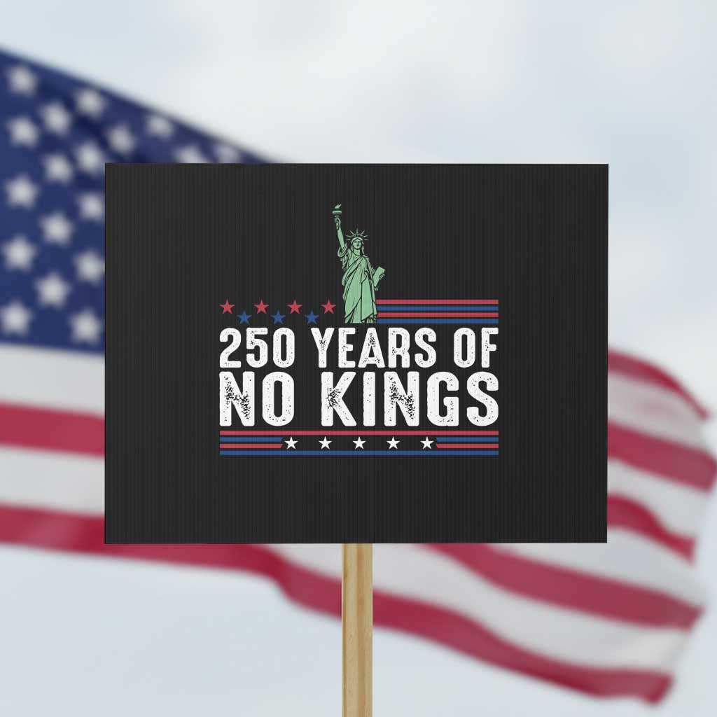 250 Years Of No Kings Protest Sign Statue Of Liberty Freedom Protest TS12 Horizontal 18