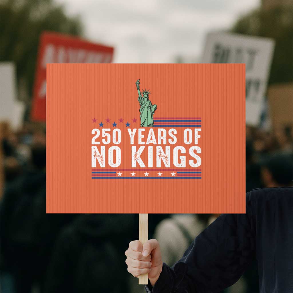 250 Years Of No Kings Protest Sign Statue Of Liberty Freedom Protest TS12 Horizontal 18